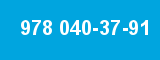 978 040-37-91